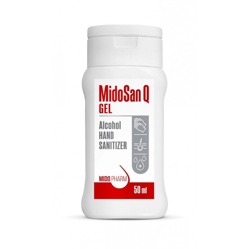 Gēls rokām dezinfekcijas līdzeklis MidoSan Q gel - 50ml