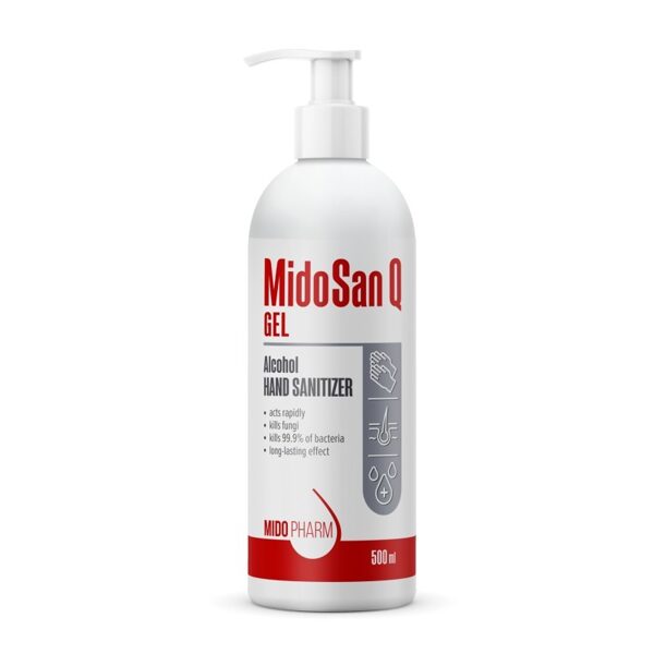 Gēls rokām dezinfekcijas līdzeklis MidoSan Q gel - 500ml
