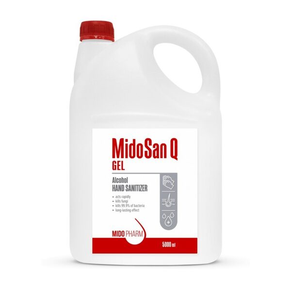 Gēls rokām - dezinfekcijas līdzeklis MidoSan Q gel - 5L